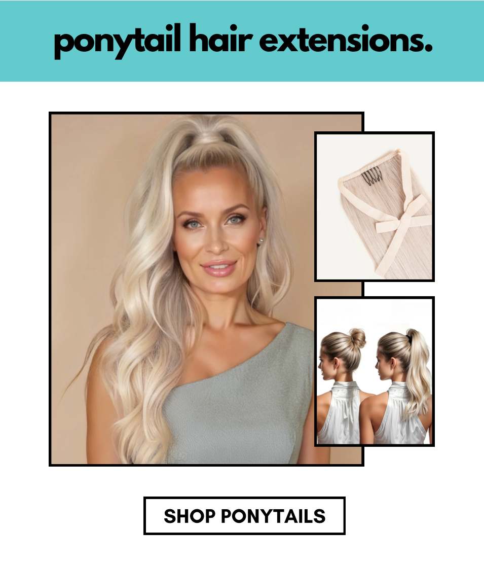 ponytail hair extensions. SHOP PONYTAILS