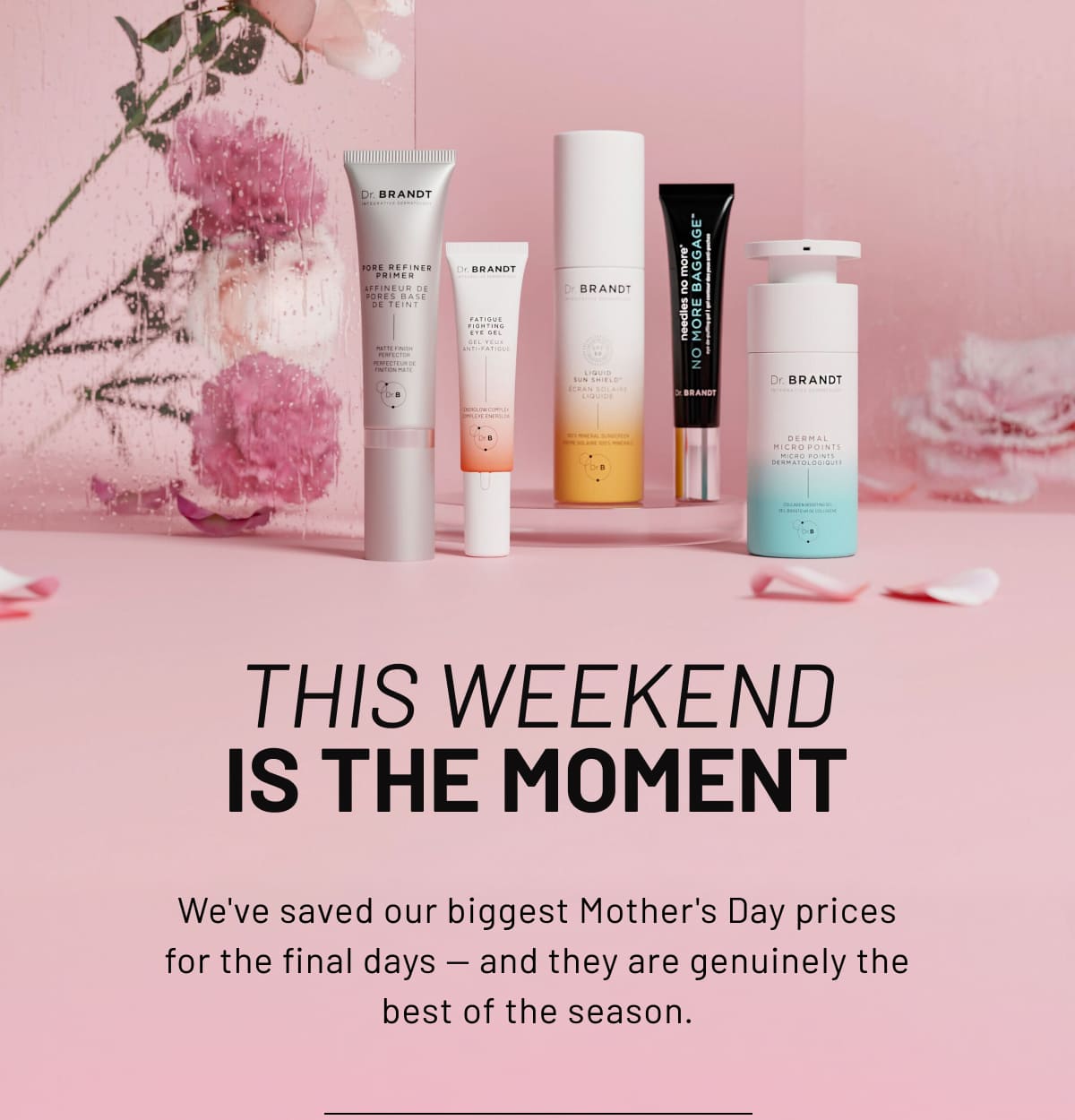 This weekend is the moment