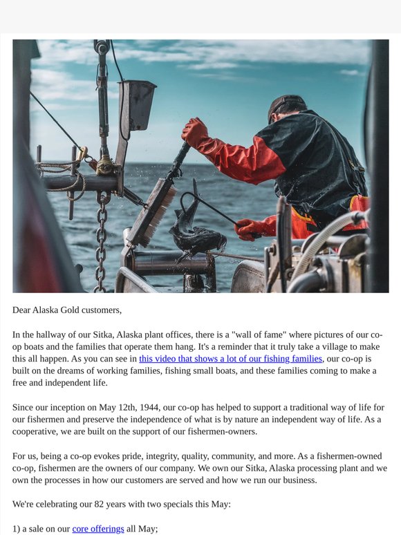 A heritage of working families coming together to produce the best seafood for 82 years