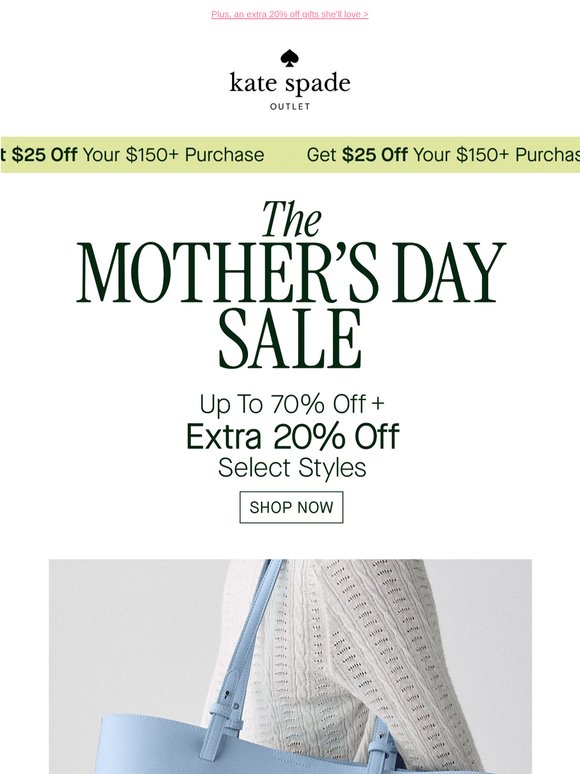 This just in: $25 off the perfect Mother's Day finds 🌸