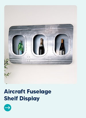 Aircraft Fuselage Shelf Display