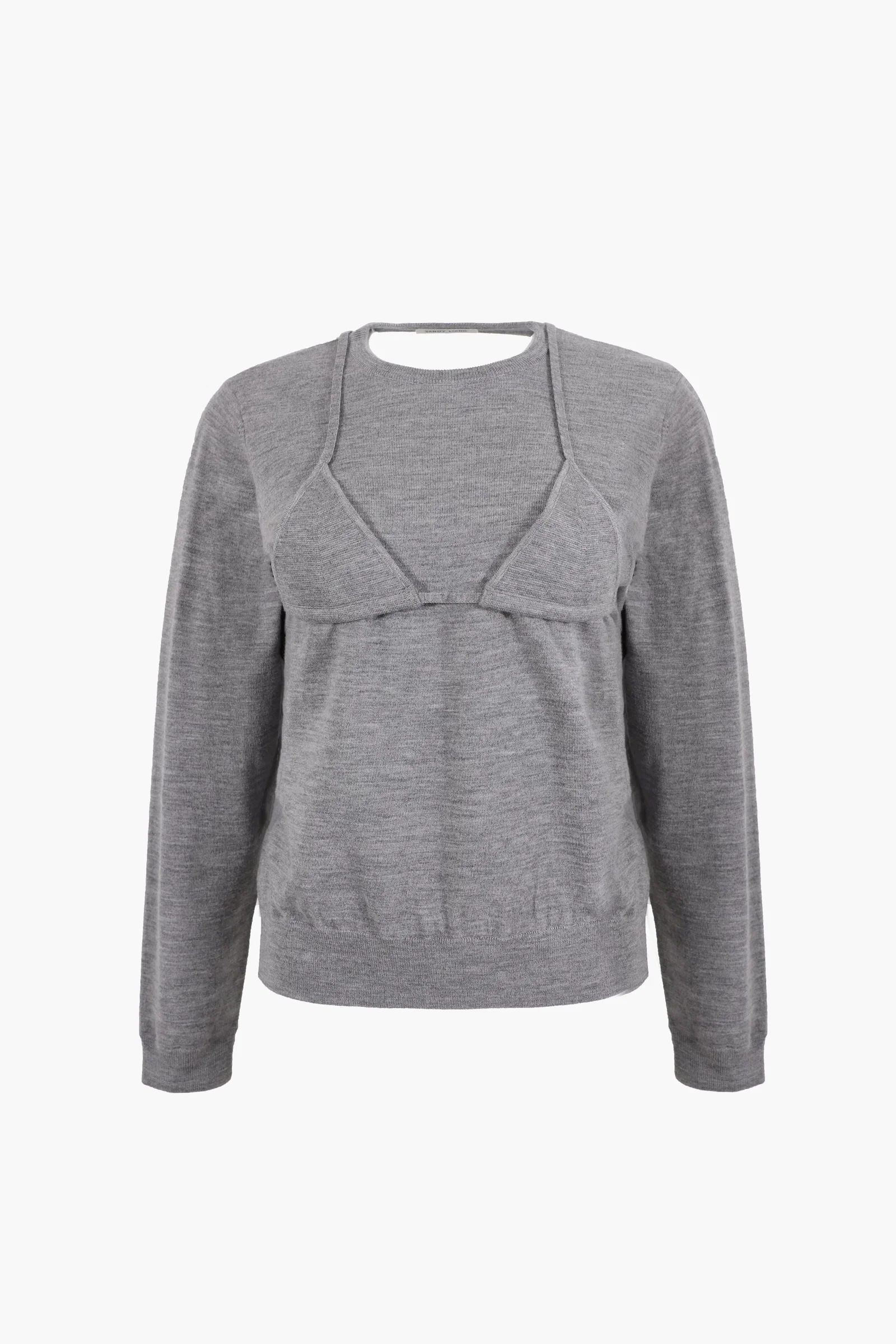 Image of MAISY SWEATER IN HEATHER GREY