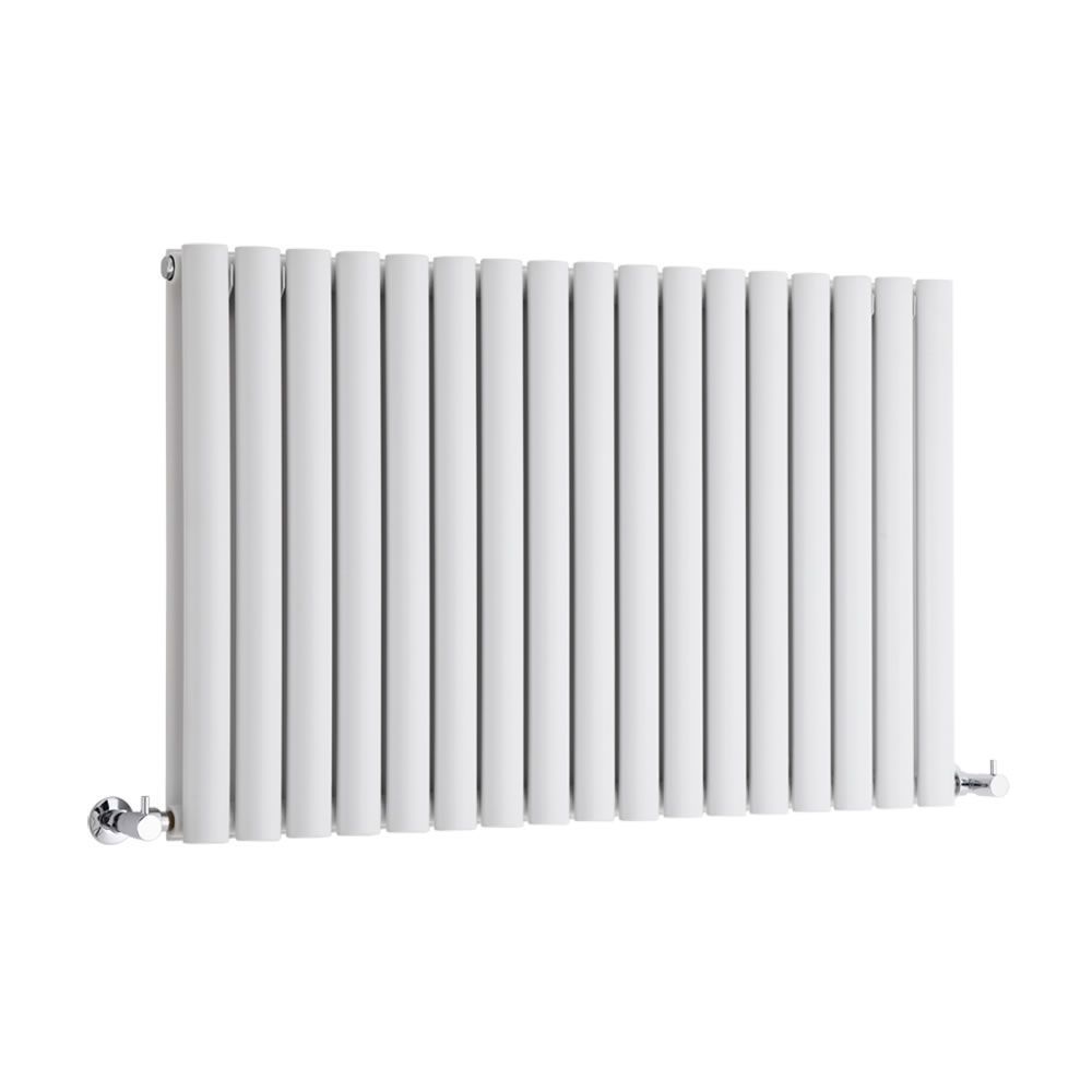 white horizontal radiator