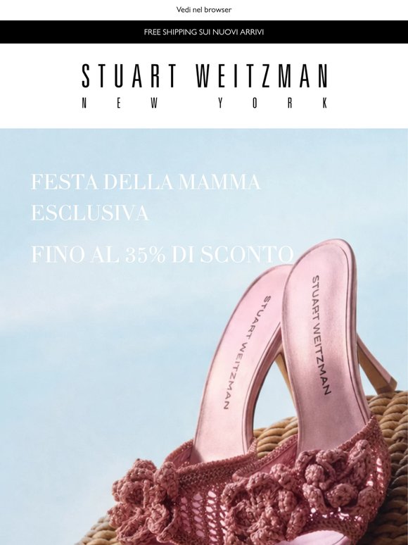 Esclusiva Festa della Mamma: fino al 35% di sconto