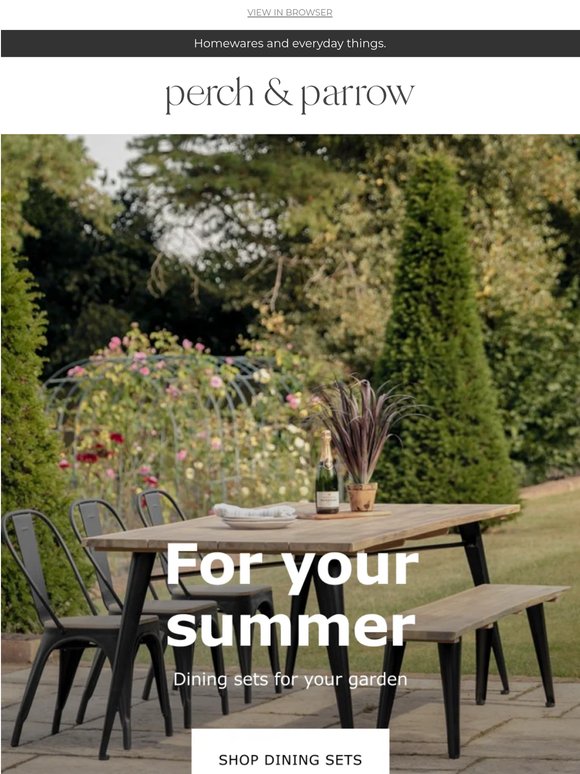 For your summer: Outdoor dining