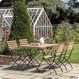 Serene Outdoor Folding Dining Set