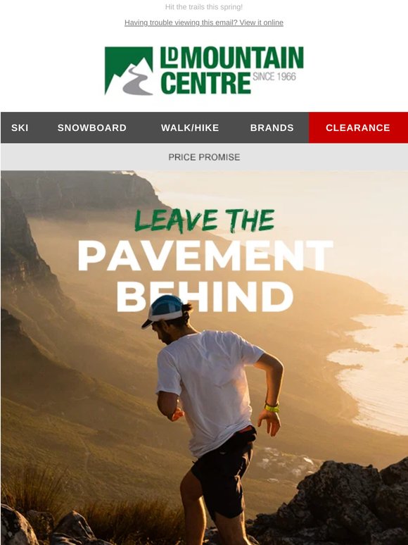 Leave the Pavement Behind