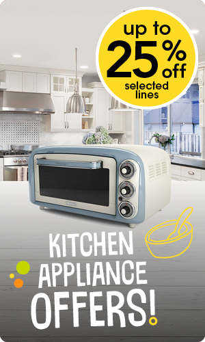 Up to 25% off kitchen appliances