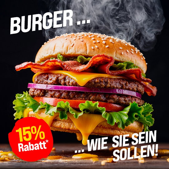 10% Rabatt - Burger