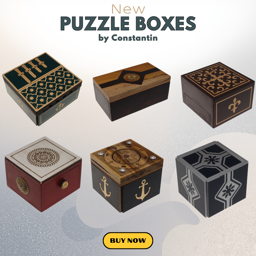 Puzzle Boxes by Constantin