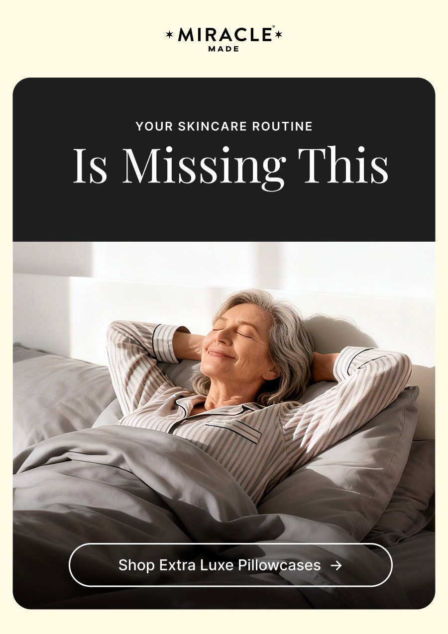 Your Skincare routine is missing this / Shop Extra Luxe Pillowcase