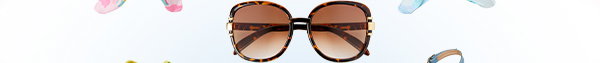 Sunrays 70's Brown Sunglasses