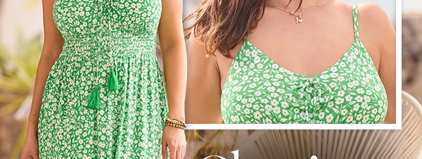 Clara Ditsy Printed Sundress