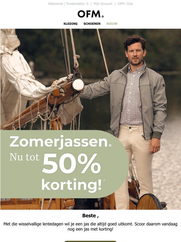 Zomerjassen | Nu tot 50% 🌦️