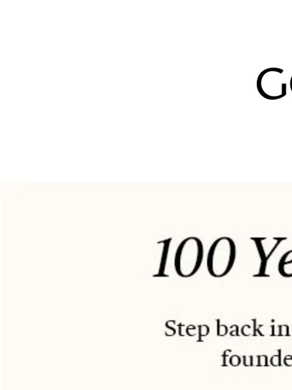 100 Years Ago...