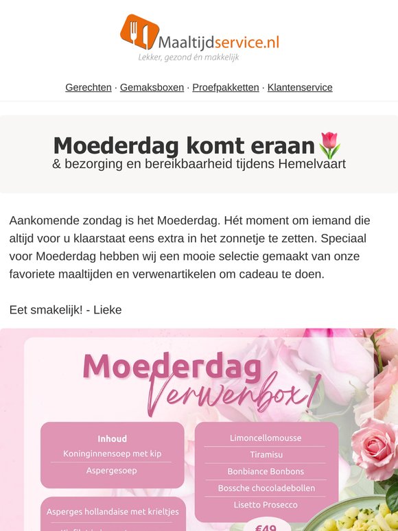 💐 Moederdag komt eraan!