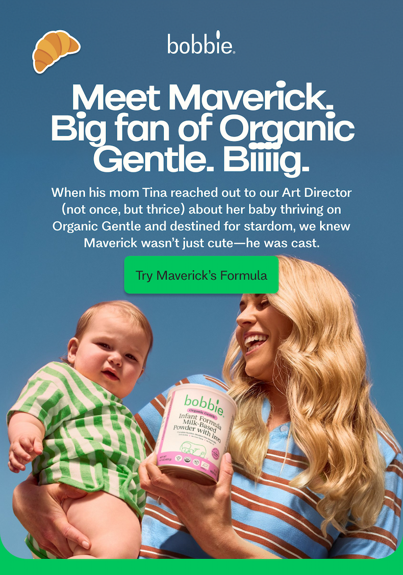 Meet Maverick. Big fan of Organic Gentle. Biiiig.