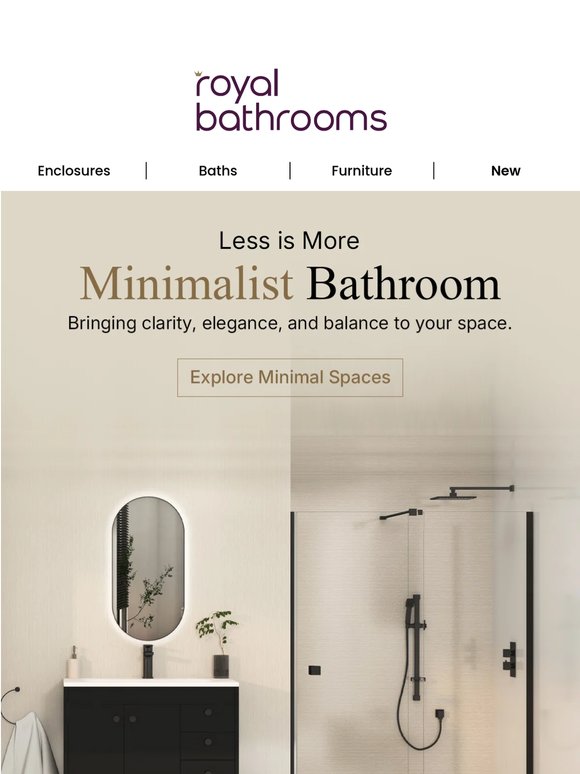 Minimal Bathrooms That Feel Effortless