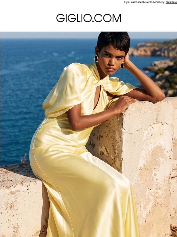 Wedding-ready looks by Alberta Ferretti, Elisabetta Franchi, and Rotate