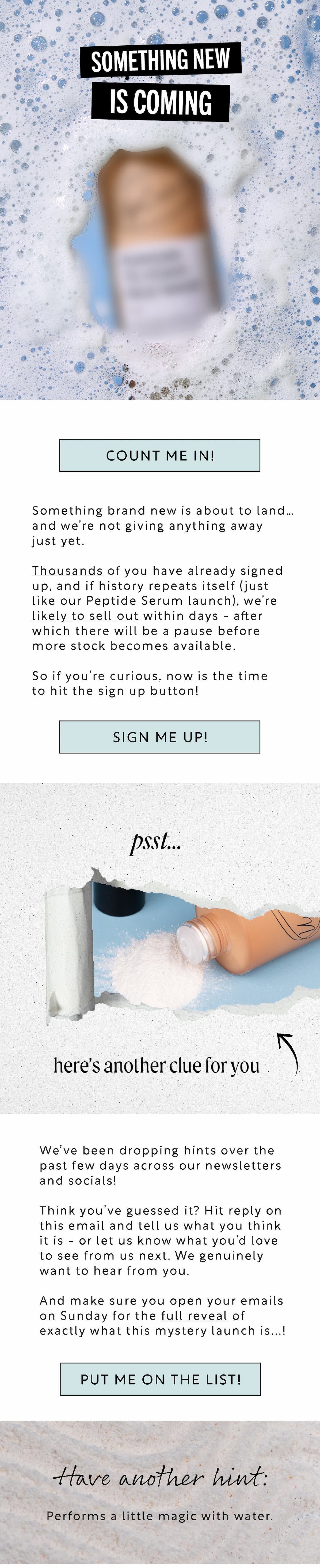 A brand new UpCircle product launches very soon, limited stock, don't miss out - sign up for early access!