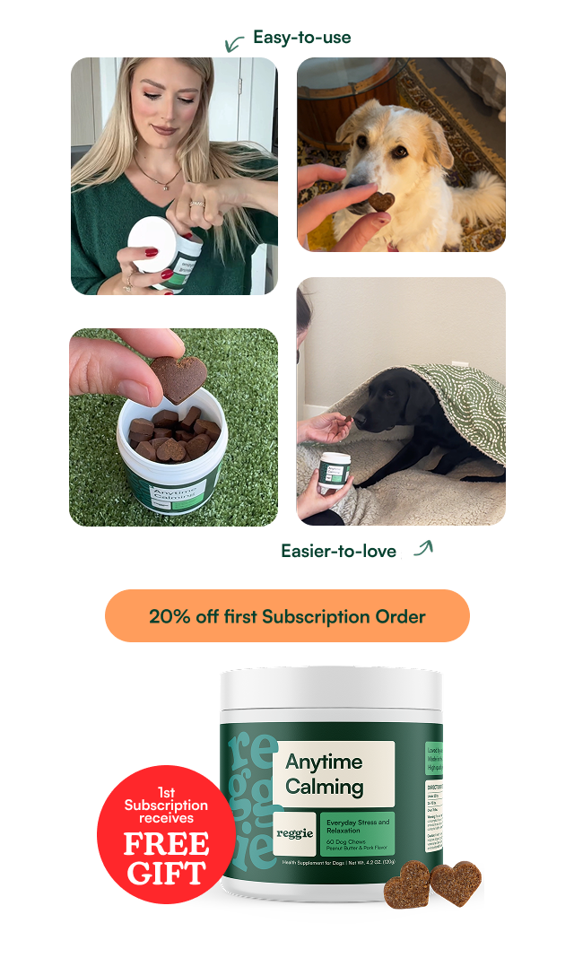 20% off Calming Chews when subscribe