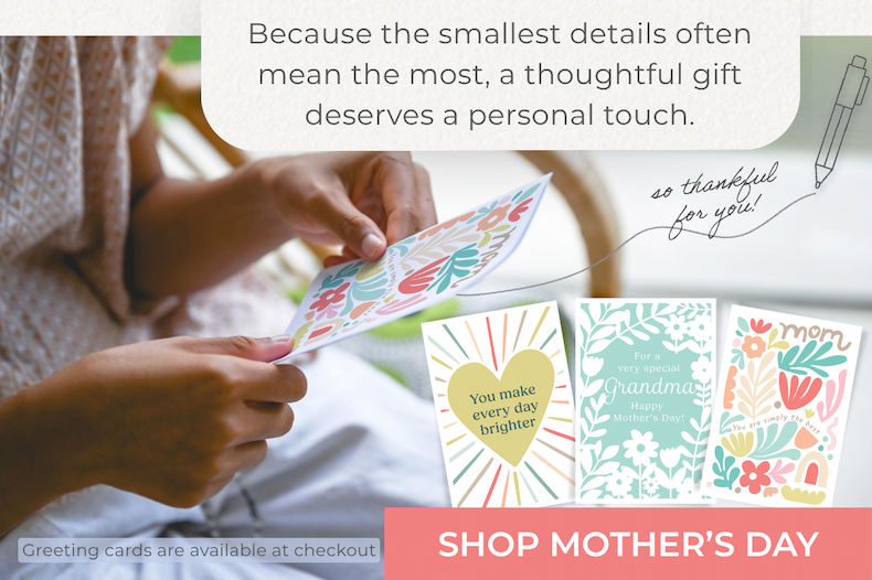 Because the smallest details often mean the most, a thoughtful gift deriders a personal touch.