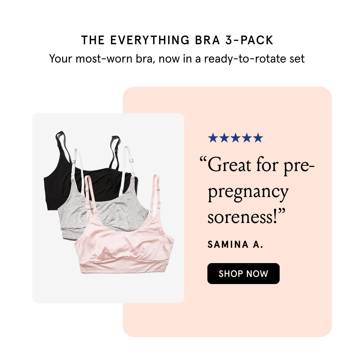 The Everything Bra 3-Pack