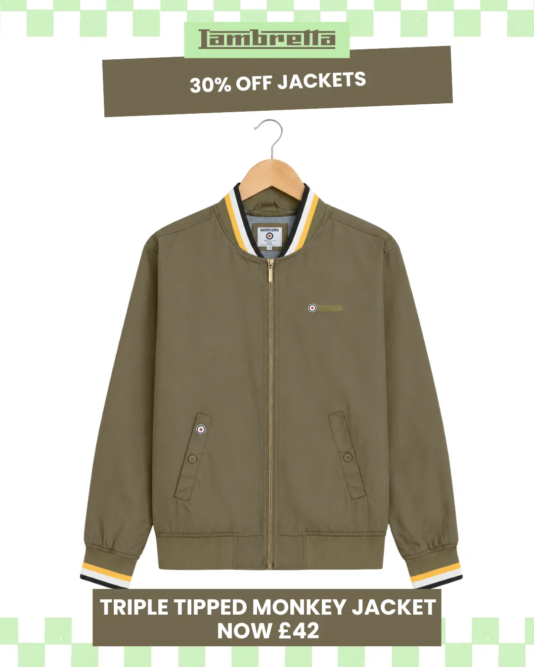 Triple Tipped Monkey Jacket