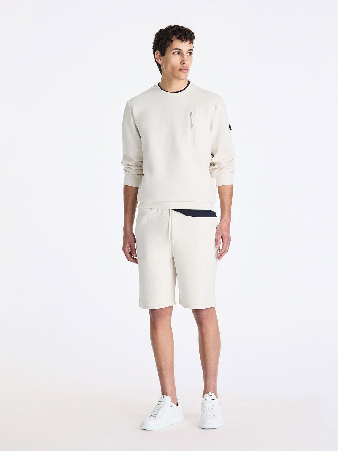 GORIE 03 Sweatshirt with chest pocket and taping