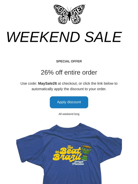 May Sale Continues