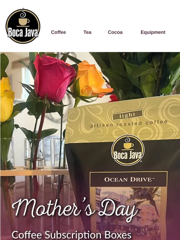 Last Minute Mother's Day Gift? 🌺☕30% OFF Subscription Boxes