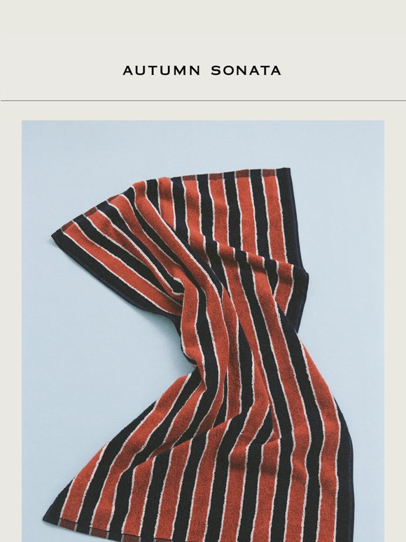 Back in stock: The Helena Towel