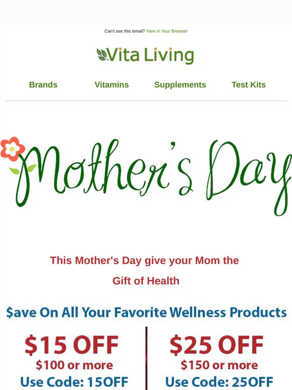 Mother's Day Sale - Save Upto $25 Sitewide