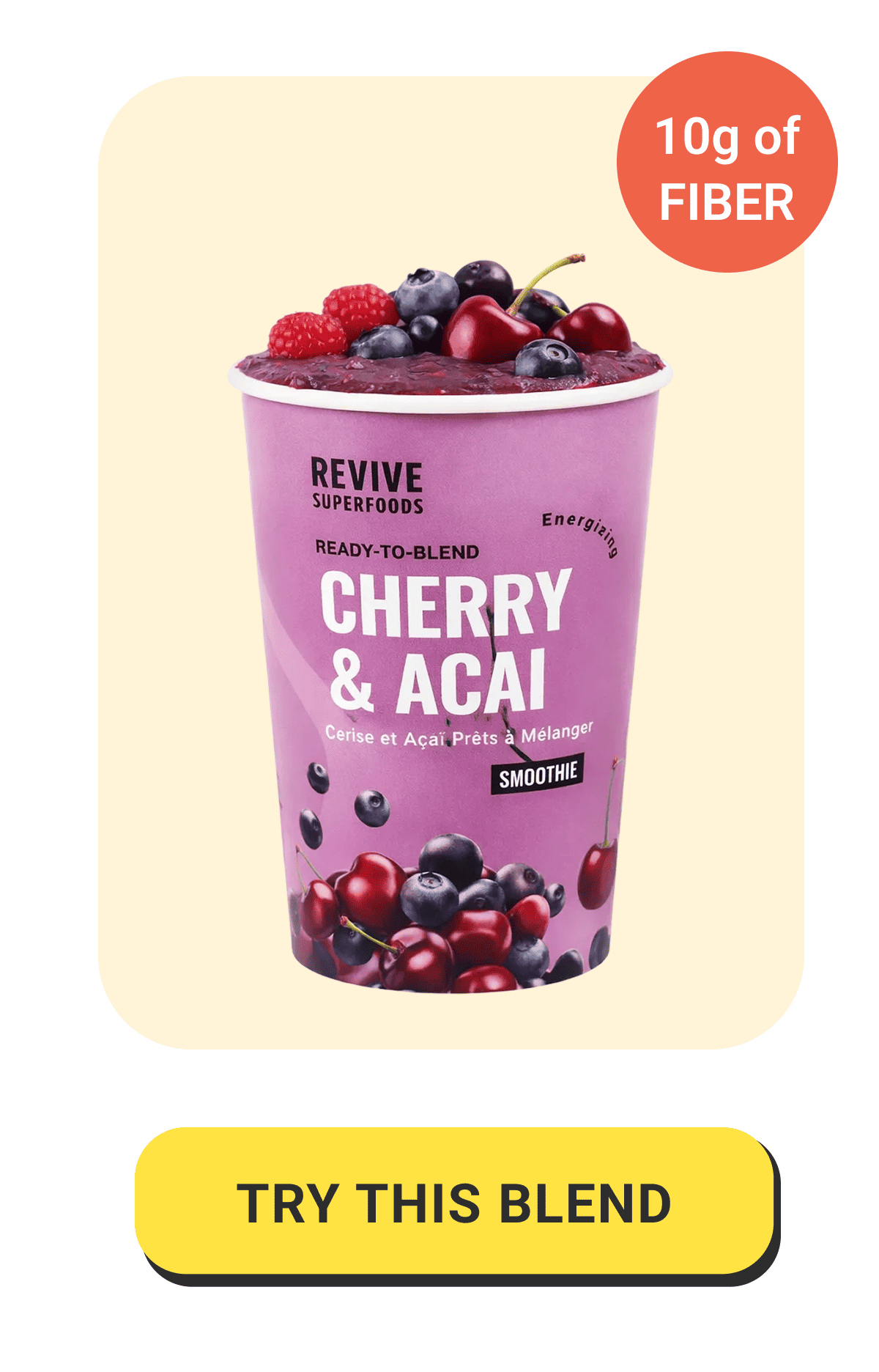 Cherry & Acai - 10g of fiber