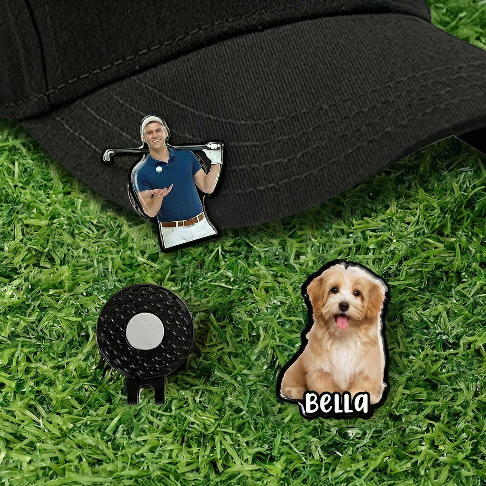 Golf Ball Magnetic Hat Clip
