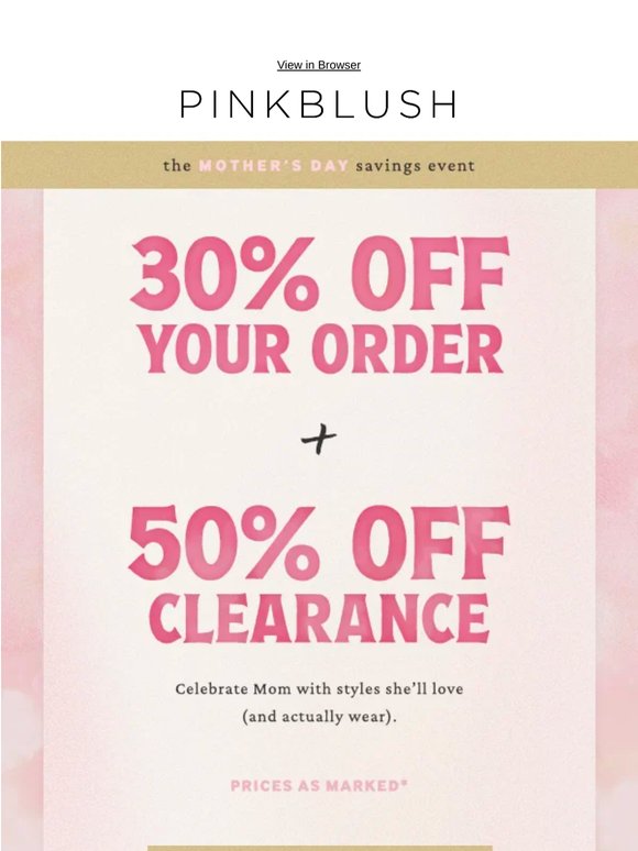It's Mother's Day Weekend! 💗