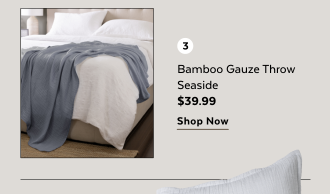 Shop Seaside Bamboo Gauze Throw