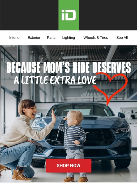 💝 Extra love for mom = extra love for her wheels