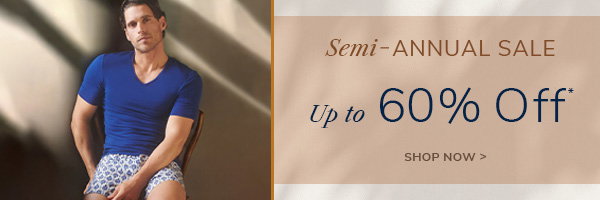 Semi-Annual Sale Up to 60% Off Banner