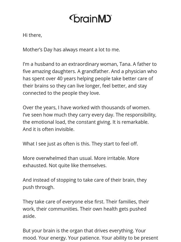 A Mother’s Day Message From Dr. Amen 💐