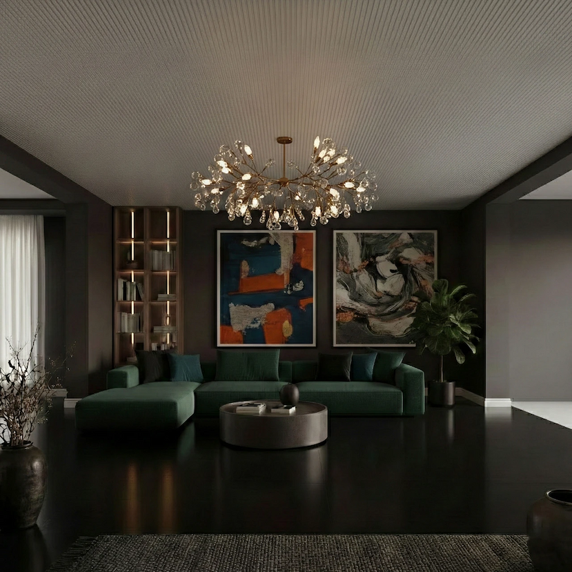 Contour slim polystyrene wood ceiling panels 