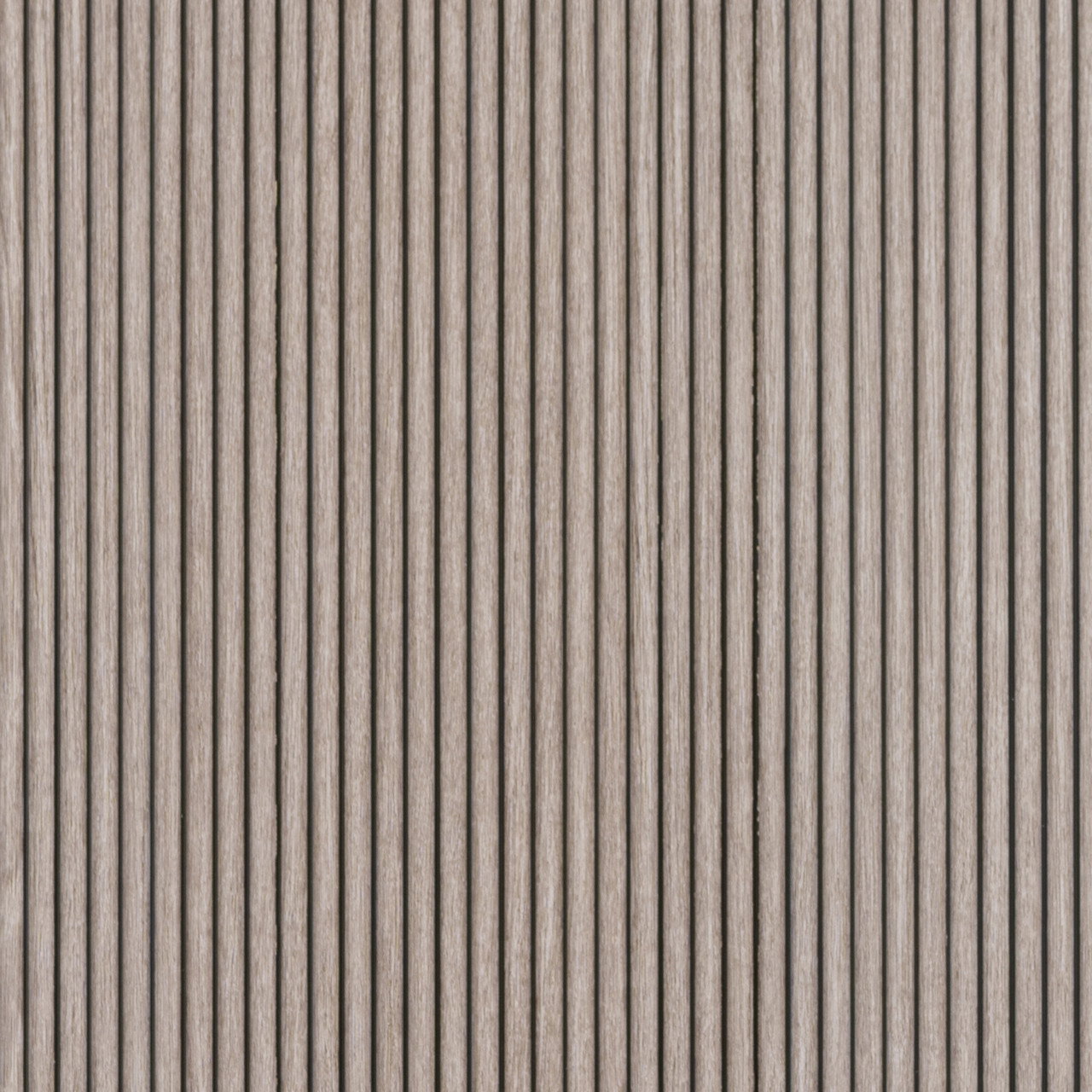 Image of Rounded Mini Slats Polystyrene Wood  Ceiling Panels   112 in x 12 in - (Pack of 10) / 93 sqft