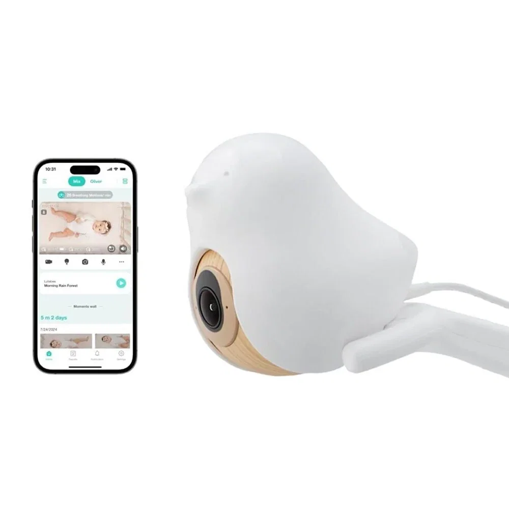 Image of CuboAi 2025 Smart Baby Monitor 3 Floor Stand Set