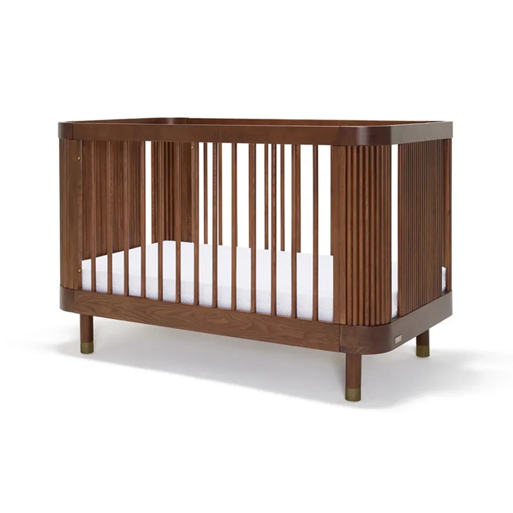 Image of BabyRest Juno Cot Luxe Walnut