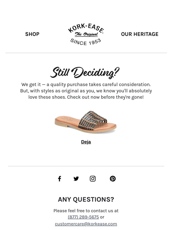 Still Deciding?