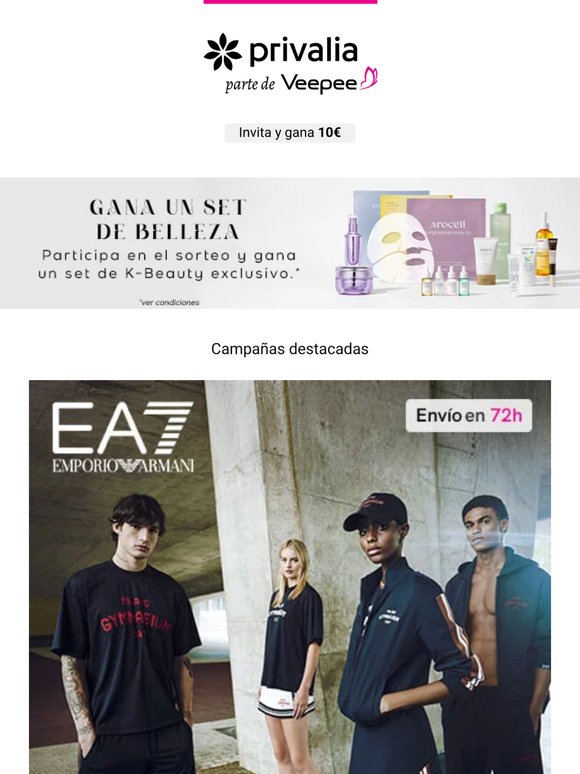 EA7, Adidas, Lola Casademunt, Parfois, Coralia y más hoy en Privalia