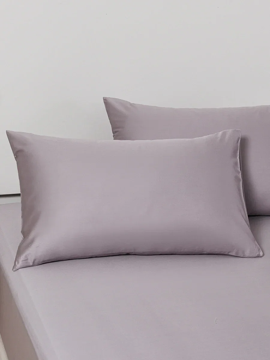 Zen Gray Premium Cotton Standard Pillow Sham Set