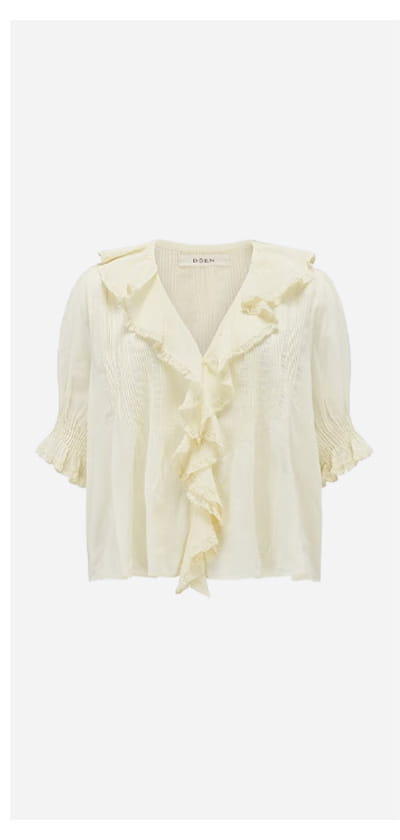 Henri Top In Creme Citron