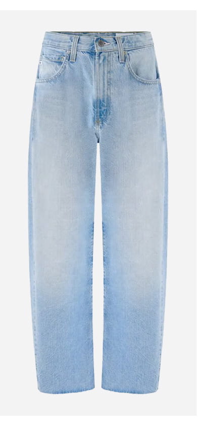 Hattie Crop Barrel Jean In Gesture