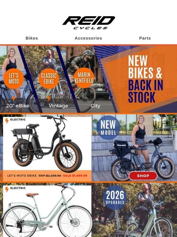 NEW Bikes ➕ Back In STOCK!